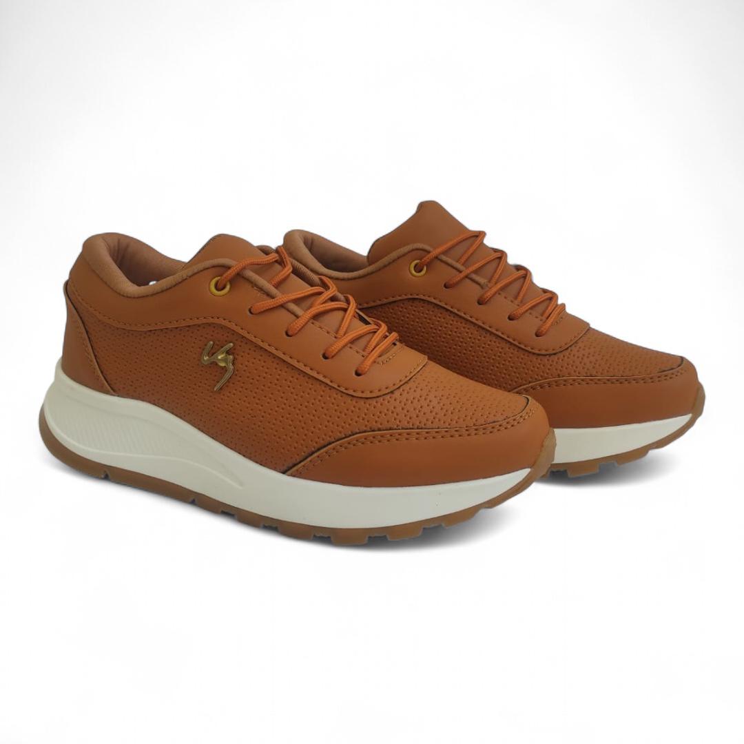 Tenis Mujer VL5 Miel