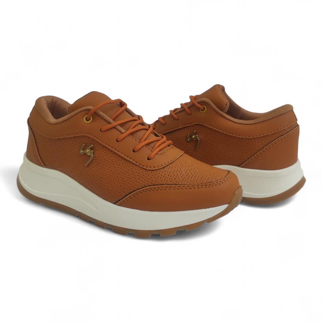 Tenis Mujer VL5 Miel
