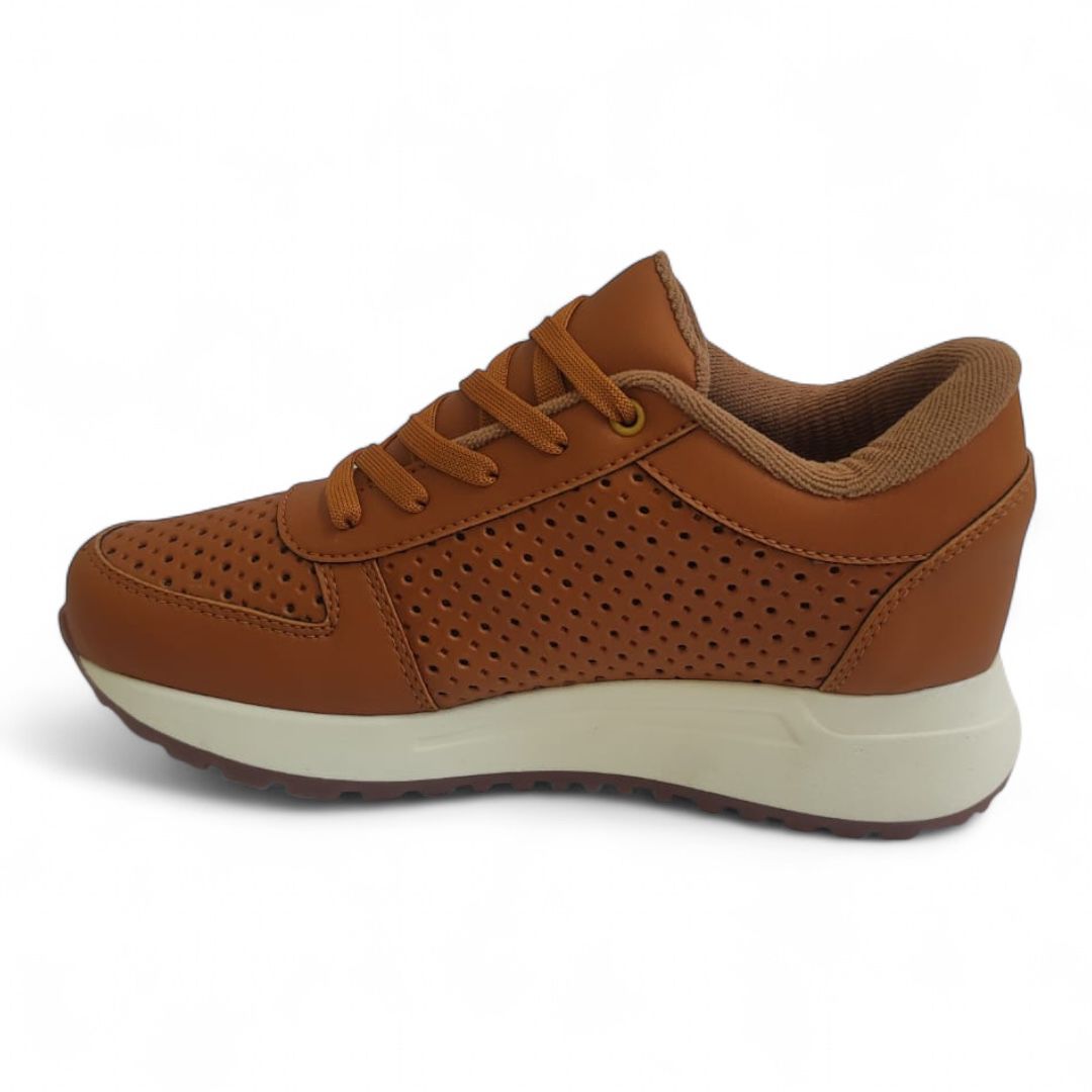 Tenis Mujer VL6 Miel