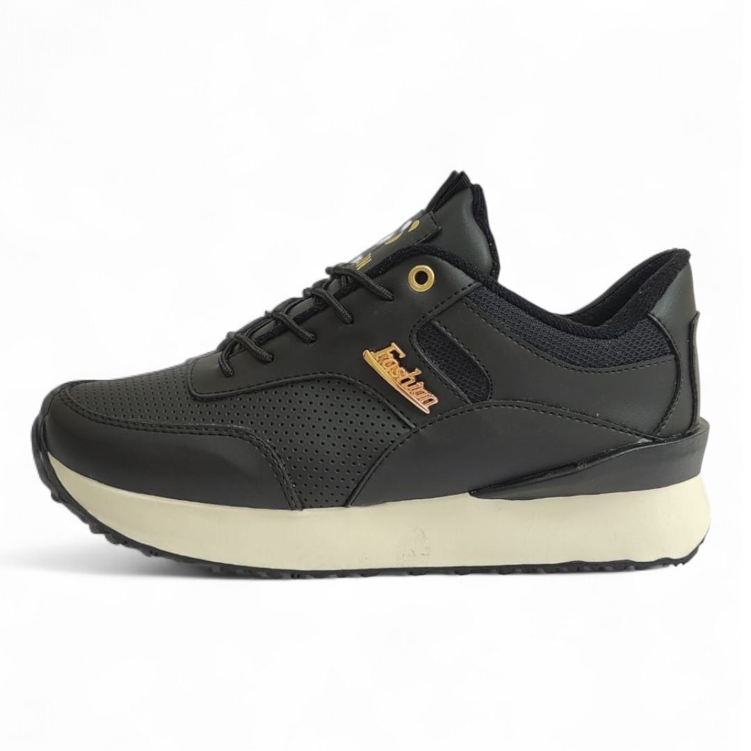 Tenis Mujer OXF Negro